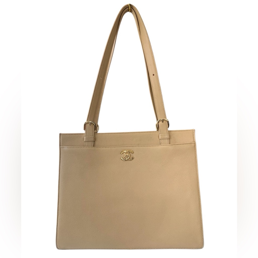 Chanel *RARE* Beige Cavier Tote